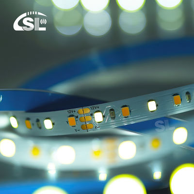 120leds CCT Led Strip Light 2700k-6500k 5/10M/Roll 12/24V DC Input Voltage DC 24V