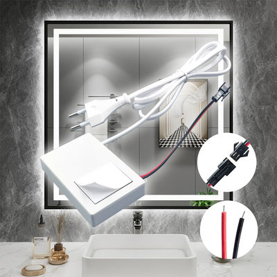 60W 12V Defogger with One Key One Color Selected LED Dimmer Mirror Touch Sensor Switch