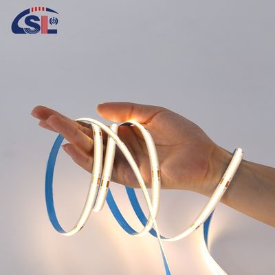 Electroplate COB 24v COB 320Ds 8mm Ra 85 Golden Yellow Light Strip for Home Lighting