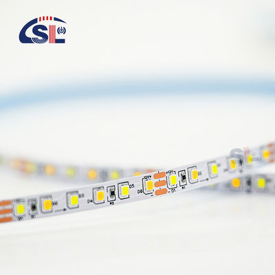 Flexible Dual Color Die-Cutting Board SMD2835 Led Strip Light 3000K-6500K Warm White -White