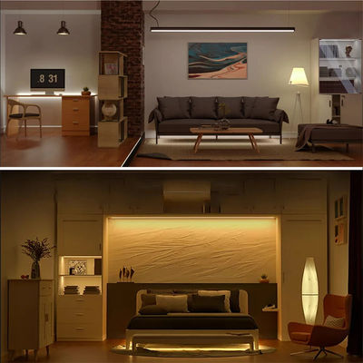 Indoor Decoration High Brightness 12v24v 10mm 120leds 3000K-6500K CCT Flexible Dual Color COB Led Strip Light