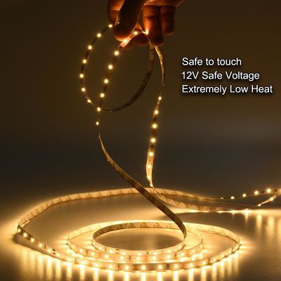 IP20 2835 SMD Single Color LED Strip Light 120 Led 12V 24V 8W Low Voltage 3M for Mirror