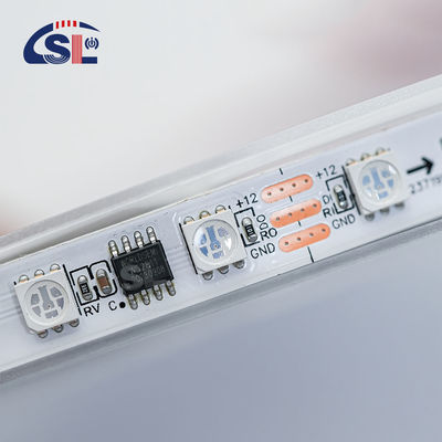 12V WS2811 60Leds Magic Digital Multi Color 5050 Addressable RGB LED Strip Pixel Warm White IP20 Decor Controller