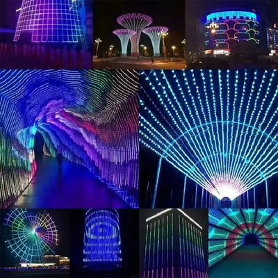 12V WS2811 60Leds Magic Digital Multi Color 5050 Addressable RGB LED Strip Pixel Warm White IP20 Decor Controller