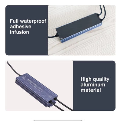 24V Input Voltage LED Light Transformer IP67 Waterproof for Outdoor 60W 200W 400W 500W