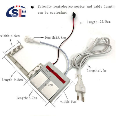 12V LED Light Source Integrated Bathroom Mirror Switch 1N1NC Combination 1A Max Current