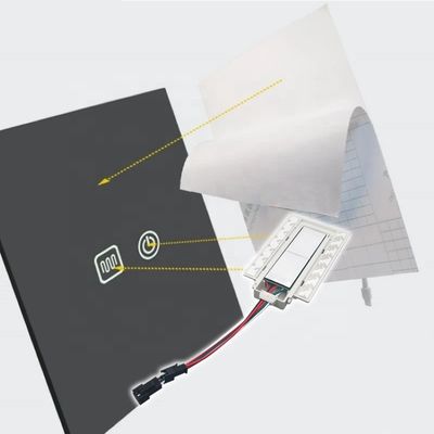 PET Lenses Material Bathroom Touch Sensor Switch Vanity Dimmer Defogger LED Smart Mirror