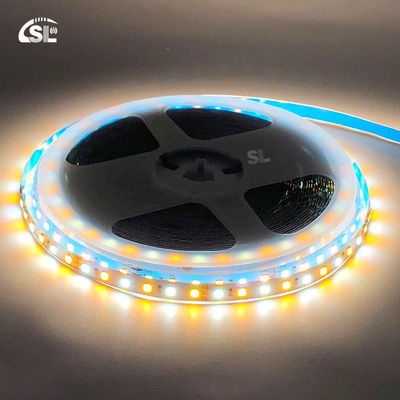 Double Colors LED Light Strips SMD 2835 120D 8mm 1200-1600LM 2700K-6500K 35Copper Ra70