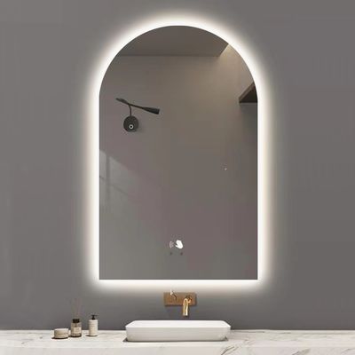 Hotel Home Bathroom Decoration Modern Design Touch Screen Smart Mirror With LED Lights and Sensor Switch