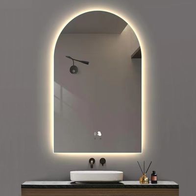 Hotel Home Bathroom Decoration Modern Design Touch Screen Smart Mirror With LED Lights and Sensor Switch