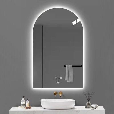 Hotel Home Bathroom Decoration Modern Design Touch Screen Smart Mirror With LED Lights and Sensor Switch