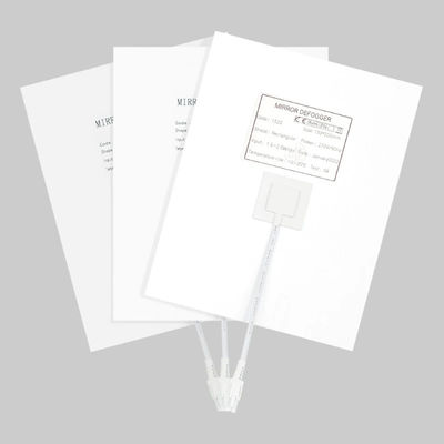 Waterproof PET Material Anti Fog Defogger Film for Bathroom Mirror 150mm*200mm 10-20C