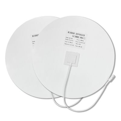 Hotel Mirror Anti-Fog PET Heating Film with Adjustable Round Size and 12w Output Power