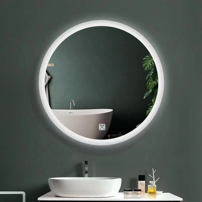 Touch Screen LED Bathroom Mirror with Large Sensor Switch and Modern Design Style