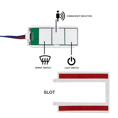 60W 5A DC12V Single Color Double Touch Sensor Switch for Mirror Radar Inductive LED