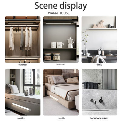 Daylight Alert Led Wardrobe Lighting Strip with Motion Sensor and Rechargeable Battery
