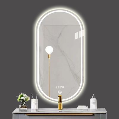 Silver Lenses Material Touch Control Led Retail Beat-room Mirror for Home Bathroom
