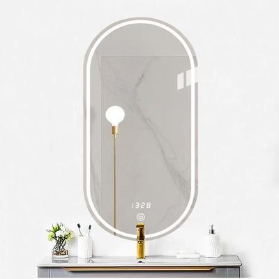 Silver Lenses Material Touch Control Led Retail Beat-room Mirror for Home Bathroom