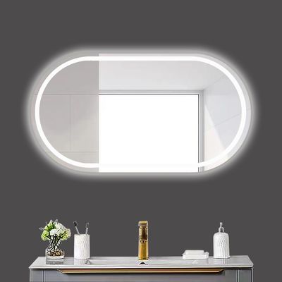 Silver Lenses Material Touch Control Led Retail Beat-room Mirror for Home Bathroom