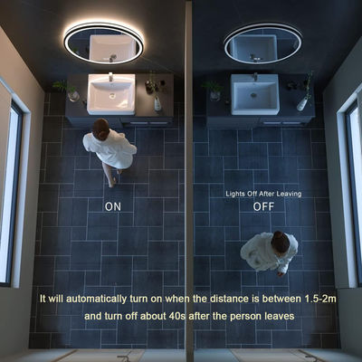 Customizable 12V/24V 5A 60W/120W Rader PIR Motion Sensor Light Switch LED Light Source 1NO/1NC Switch Combination Bathroom