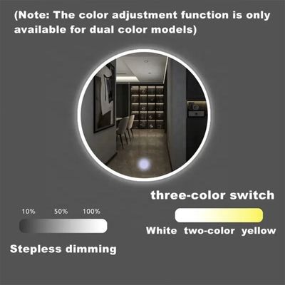 24W Smart LED Dual Touch Dimming Sensor With Built-In Power Supply for Single/Three Color Control and Defogging