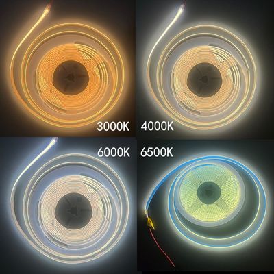 115lm/w 3000K-6500K Ra80 DC12V 120D 8mm LED Light Strips for Bathroom Vanities Mirrors