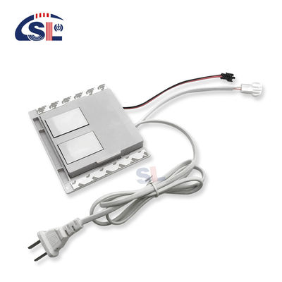 110V 240VAC Double keys Bathroom Led lighting Single/Three color On/Off Dimmer Touch Sensor Switch