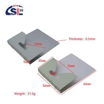 Hotel Mirror Hangers Square Gass Plate Mirror Metal Hooks for Frameless Glass Mirrors
