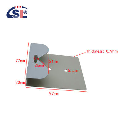 Hotel Mirror Hangers Square Gass Plate Mirror Metal Hooks for Frameless Glass Mirrors