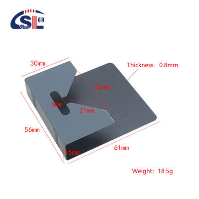 Metal Square Gass Plate Mirror Hooks for Frameless Glass Mirror Hardware Accessories