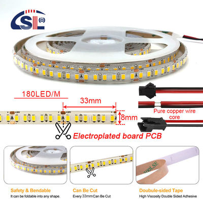 Long Lifespan Waterproof LED Strip Light with 8mm Width and 12000K Color Temperature
