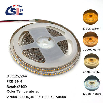 Smart Mirrors LED Light Strips with Waterproof Drop-Glue Electroplate and 50000 Hours Lifespan