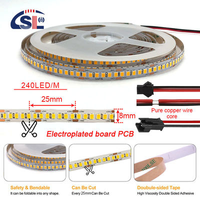 Smart Mirrors LED Light Strips with Waterproof Drop-Glue Electroplate and 50000 Hours Lifespan