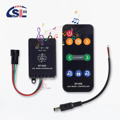 LED Strip Lights Music Controller with Remote Control Distance of 10m and Symphony IC