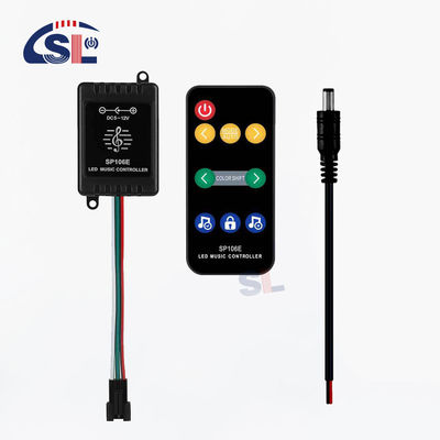 LED Strip Lights Music Controller with Remote Control Distance of 10m and Symphony IC