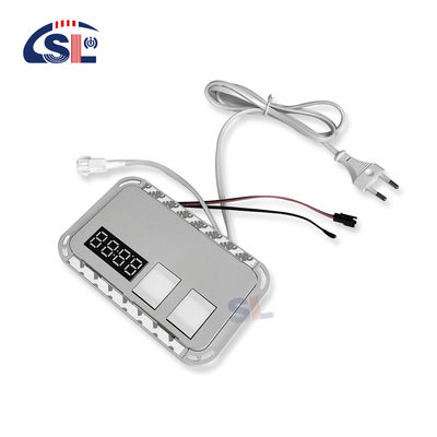 Smart Double Button Touch Sensor Switch with Time and Temperature Output Voltage DC12V