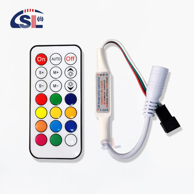 120lm/w Support IC Type 12V 21Keys RF Remote Digital LED Controller for WS2811 WS2812