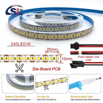 Switch Control DC12V Die-Cutting Board LED Light Strips for Bathroom Vanities Mirrors