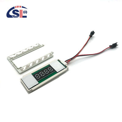 DC12V 12W Muti-function Split Two Buttons Middle Display Time Touch Sensor Switch for Mirrors