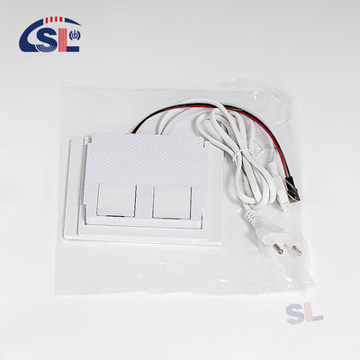 12W Integrated Large Two Buttons Three Colors Touch Sensor Switch for Bathroom Mirrors