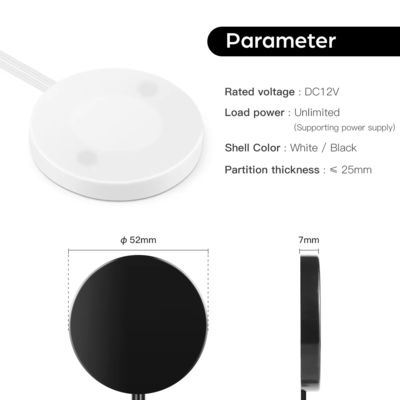 DC12V Wooden Board Smart LED Dimmer Hand Touch Sweep Switch for Cabinet DC12V Output