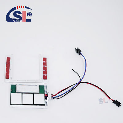 Customized DC12V SL Split Tripple Button Tripple Color Touch Sensor Switch Radar Time Temperature Display Screen with bracket Smart Mirrors