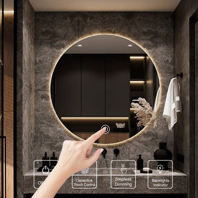 Integrated Mirror Touch Dimmer Switch for Bathroom Mirror LED Lighting DC 12V 5A Easy