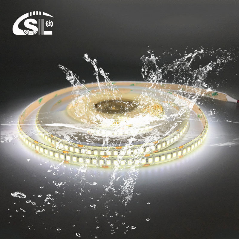 Waterproof IP65 2835 LED Strip 3000K 4500K 6500K Lights 115lm/w Working Time 50000 Hours