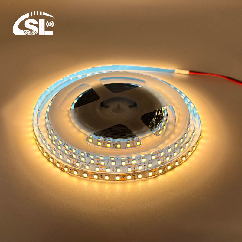 115lm/w 80Ra 12v 8mm 120leds 3000k Warm White High Brightness Flexible 35 Copper Smd2835 Led Strip Lighting