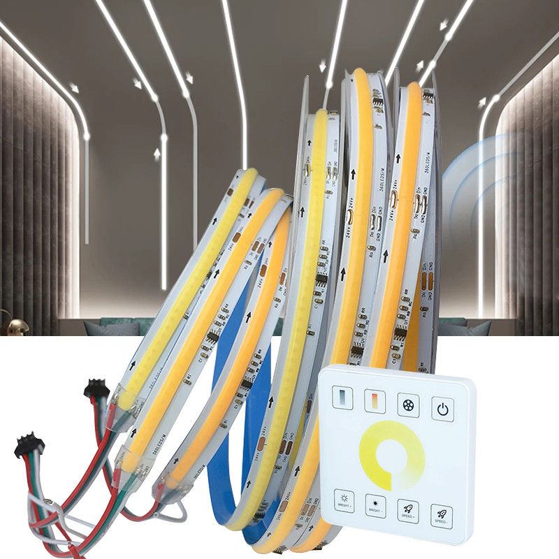 50000 Hours Working Time 12V24V 8mm 360LEDs 4000K Natural COB SMD2835 LED Strip Light