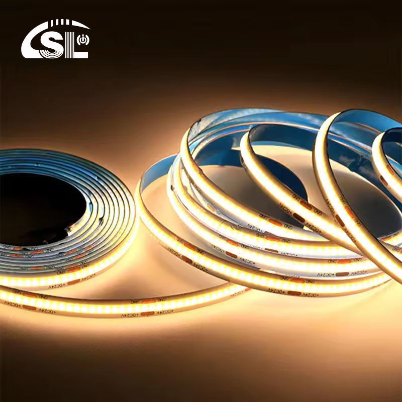 COB LED Strip Light IP20 8mm Width 12V24V 320leds 3000K4000K6500K for Kitchen Living Room
