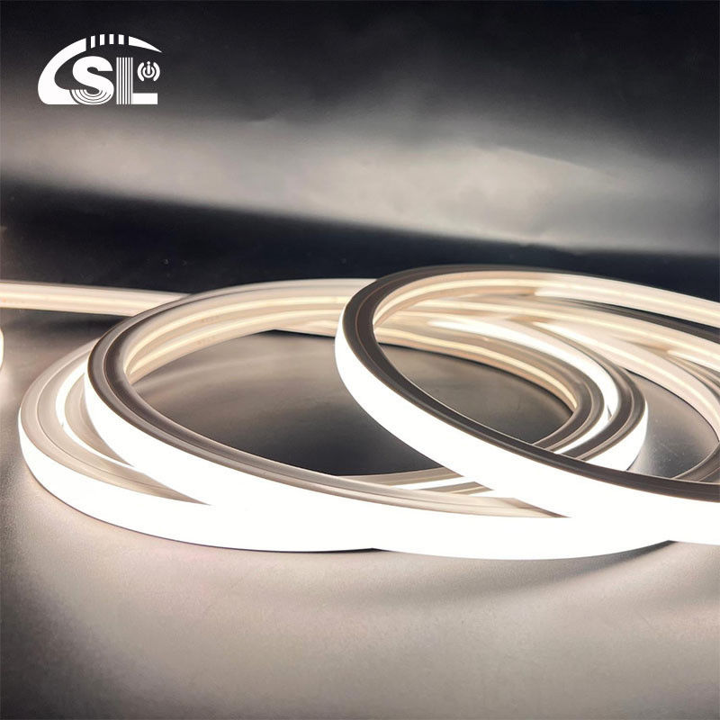 Natural White Neon Flex 4000K DC 48V 16x16mm Flat Shape Vertical Bending IP65 Waterproof LED Neon Flex