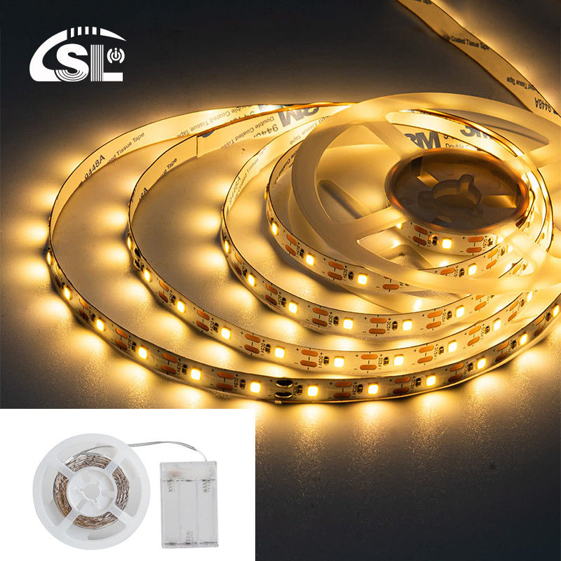 Indoor Decoration 3000K/4000K/6500K Flexible Electroplate SMD2835 LED Strip Light 5V 8mm 120LEDs