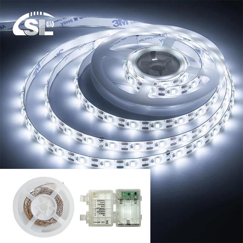 DC 24V 5V 120LEDs 8mm 6500K White High Brightness Flexible Electroplate SMD2835 LED Strip Light